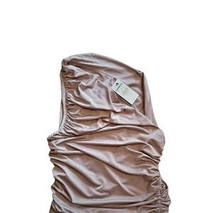 Express Ruched One-Shoulder Top in Lavender-Violet. NWT